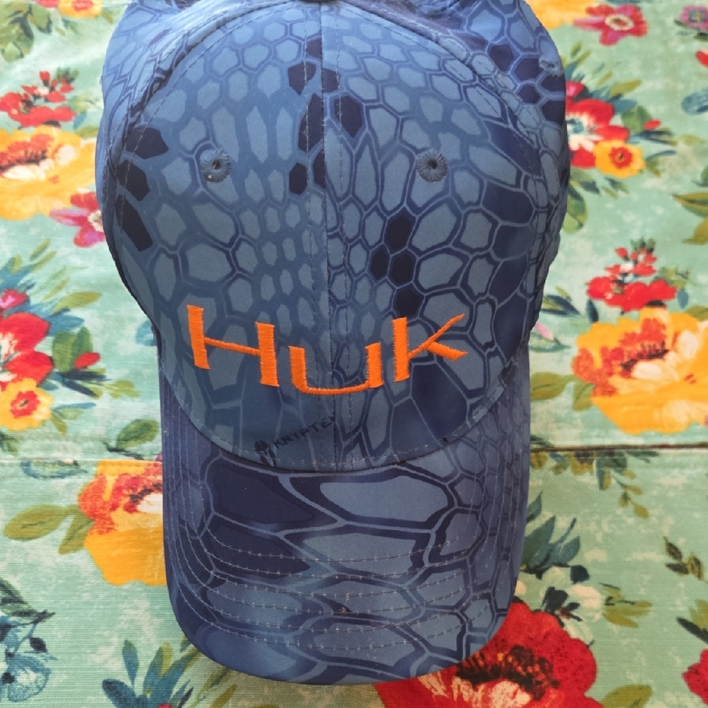 Huk Blue and Orange Patterned Cap